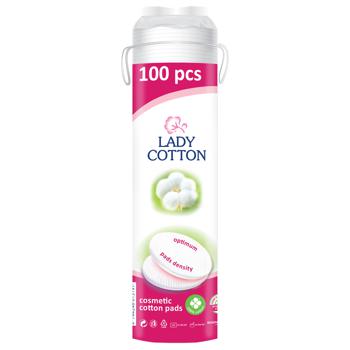 Lady Cotton Cosmetics Cotton Disks 100pcs - buy, prices for Auchan - photo 2