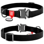 Нашийник для собак Collar Waudog Waterproof XL - чорний