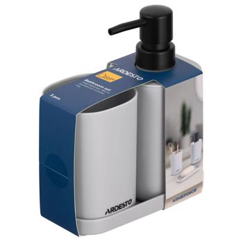 Ardesto Vigor Gray Bathroom Set 380ml - buy, prices for - photo 4