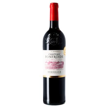 Вино Chateau Fonfroide Bordeaux красное сухое 13% 0,75л - купить, цены на За Раз - фото 1