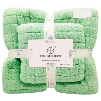 Рушник Colorful Home смужка/візерунок 70*140см - купити, ціни на Восторг - фото 3