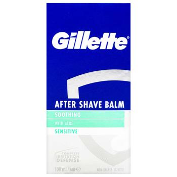 Бальзам после бритья Gillette Успокаивающий с алоэ вера 100мл - купить, цены на Торба - фото 2