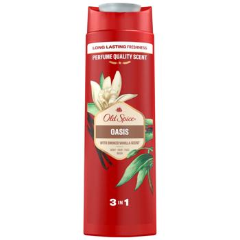 Old Spice Oasis Shower Gel + Shampoo 3in1 400ml - buy, prices for - photo 2