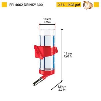 Ferplast Drinky FPI 4662 Rodent Drinker 300ml - buy, prices for MasterZoo - photo 2