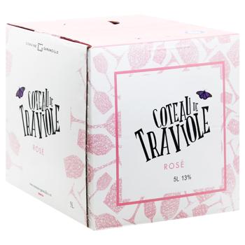 Вино Domaine Garancille Rose Coteau de Traviole сухое красное 13% 5л - купить, цены на МегаМаркет - фото 3