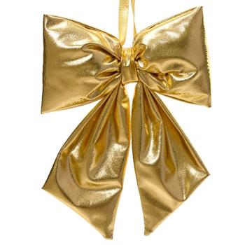 Decoris Wide Gold Bow Decoration 5x20x31cm - buy, prices for METRO - photo 1