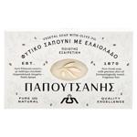 Мило Papoutsanis тверде натуральне діхтярне Olive Oil White 125г