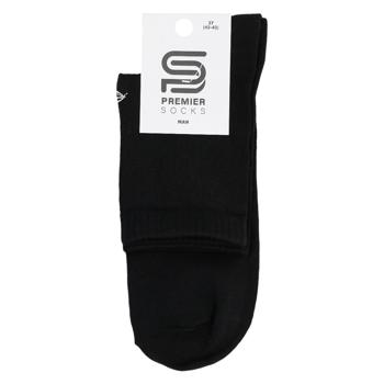 Шкарпетки Premier Socks Економ чоловічі імітація резинки середні р.27 чорний - купити, ціни на ЕКО Маркет - фото 1