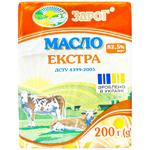 Масло солодковершкове Зарог Екстра 82,5% 200г