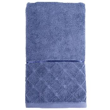 Biltex Jacquard Dark Cornflower Terry Towel 50x90cm - buy, prices for METRO - photo 1