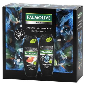 Набір подарунковий Гель для душу Palmolive Men Energising 3в1 250мл + Гель для душу Palmolive Men Refreshing 3в1 250мл - купити, ціни на КОСМОС - фото 1