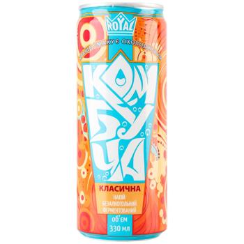Комбуча Royal Fruit Класична 0,33л