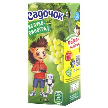 Sadochok Apple-grapes Nectar 200ml - buy, prices for MegaMarket - photo 3