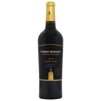 Robert Mondavi Merlot Rum Red Dry Wine 14.5% 0.75l