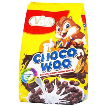Завтрак сухой Viva Choco Woo Шарики шоколадные 450г - купить, цены на КОСМОС - фото 2