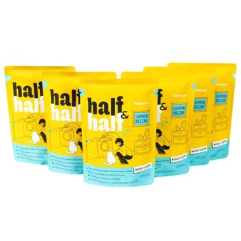 Корм вологий Half&Half з лососем для дорослих котів 5+1шт х 100г - купити, ціни на MasterZoo - фото 5