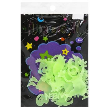 Carnival Phosphor Stickers Halloween Holiday Decoration - buy, prices for Ideal - photo 1