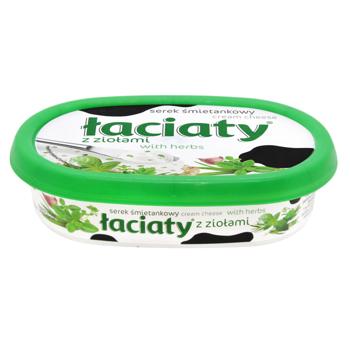 Крем-сыр Laciaty с травами 57,5% 135г - купить, цены на - фото 2