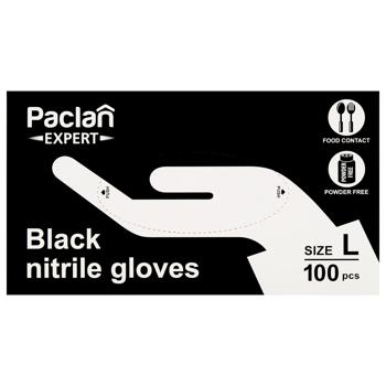 Paclan Expert Black Nitrile Gloves 100pcs L - buy, prices for ULTRAMARKET - photo 2