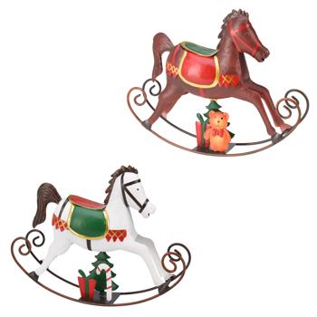 Фігурка декоративна Koopman Кінь-гойдалка 32x7x34см