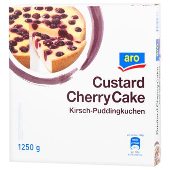 Аro Custard Cherry Cake 1.25kg - buy, prices for METRO - photo 1