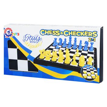 TechnoK Chess and Checkers Set of Board Games - buy, prices for Auchan - photo 1