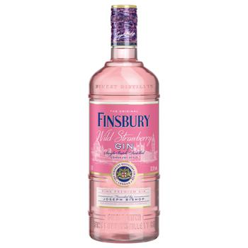 Джин Finsbury Wild Strawberry 37,5% 0,7л - купити, ціни на Cупермаркет "Харків" - фото 1