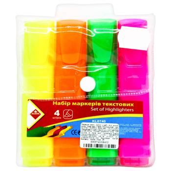 Klerk Assorted Text Markers 4 colors KL0740