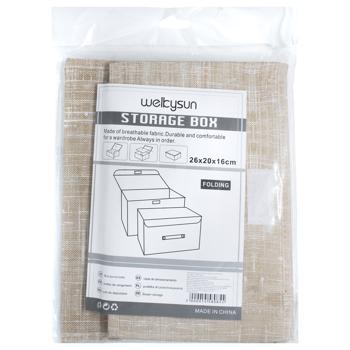 Ящик д/зберіган Nottyea з криш 26*20*16см 34856-5И855 - купить, цены на КОСМОС - фото 1