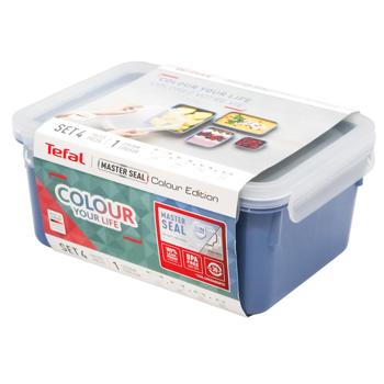 Контейнеры Tefal Master Seal Color Edition 0,2л, 0,55л, 0,8л, 2,2л 4шт