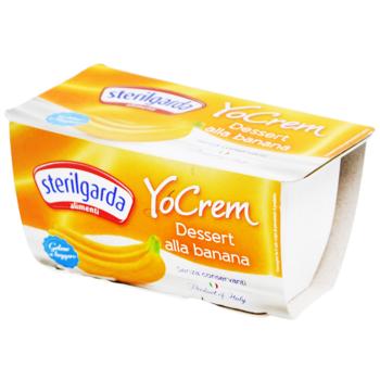 Десерт Sterilgarda Alimentari Банановий 3,0%-3,5% 200г - купити, ціни на ULTRAMARKET - фото 1