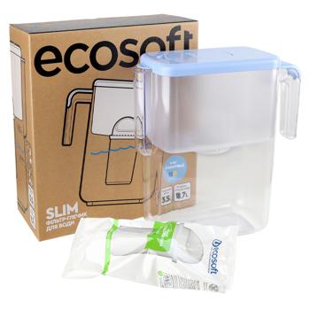 Ecosoft Slim Blue Filter Jug ​ - buy, prices for MegaMarket - photo 1