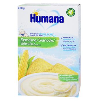 Каша молочная Humana кукурузная 200г - купить, цены на Auchan - фото 1