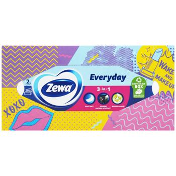 Салфетки косметические Zewa Everyday для лица 2 слоя 100шт - купить, цены на NOVUS - фото 7