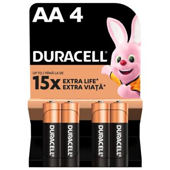 Duracell Batteries AA 4pcs