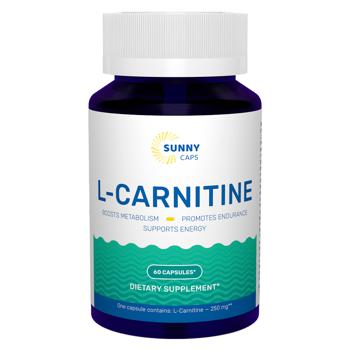 Sunny Caps L-Carnitine 250mg 60 capsules - buy, prices for Biotus - photo 1