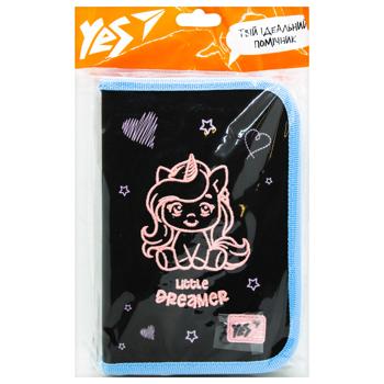 Пенал Yes Cute Unicorn твердий одинарний з двома клапанами - купити, ціни на - фото 2