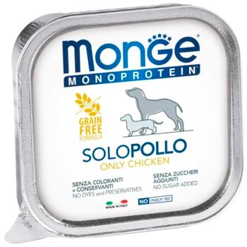 Monge Monoprotein Solo Wet Food with Chicken for Dogs of All Breeds 150g - buy, prices for MasterZoo - photo 1