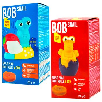 Bob Snail Set of Candy Apple-pear 20g and Toy