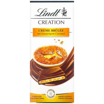 Lindt Creation Creme Brulee Milk Chocolate 150g