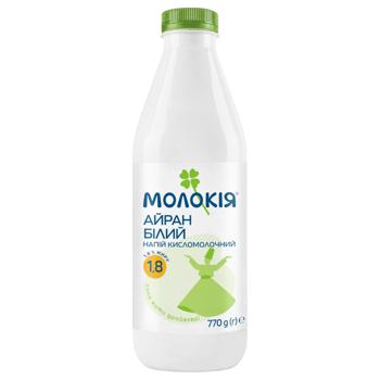 Напиток кисломолочный Молокия Айран белый 1,8% 770г - купить, цены на За Раз - фото 1