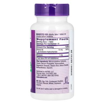 Natrol Melatonin Time Release Slow Release 1mg 90 tablets - buy, prices for Biotus - photo 2