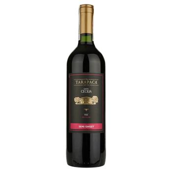 Santa Cecilia Taracaca Semi-Sweet Red Wine 10.5% 0.75l - buy, prices for ULTRAMARKET - photo 1