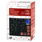 Гірлянда-завіса Tarrington House Бурульки теплий білий 175LED