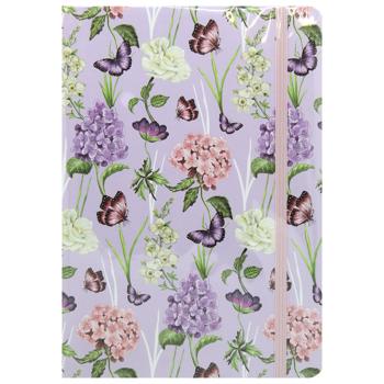 Книжка записна Buromax Gentle лавандова А5 96 аркушів - купити, ціни на ULTRAMARKET - фото 1