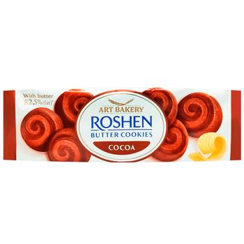 Печиво Roshen Butter Cookies з маслом та какао 140г