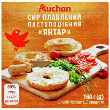 Сир плавлений Ашан Янтар 160г - купити, ціни на Auchan - фото 2