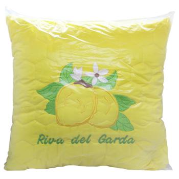 Ideia Lemons Yellow Embroidered Decorative Pillow 40x40cm