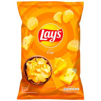 Чипси Lay's картопляні зі смаком сиру 60г - купити, ціни на Ідеал - фото 1