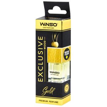Winso Exclusive Wood Gold Car Aromatizer 6ml - buy, prices for COSMOS - photo 1